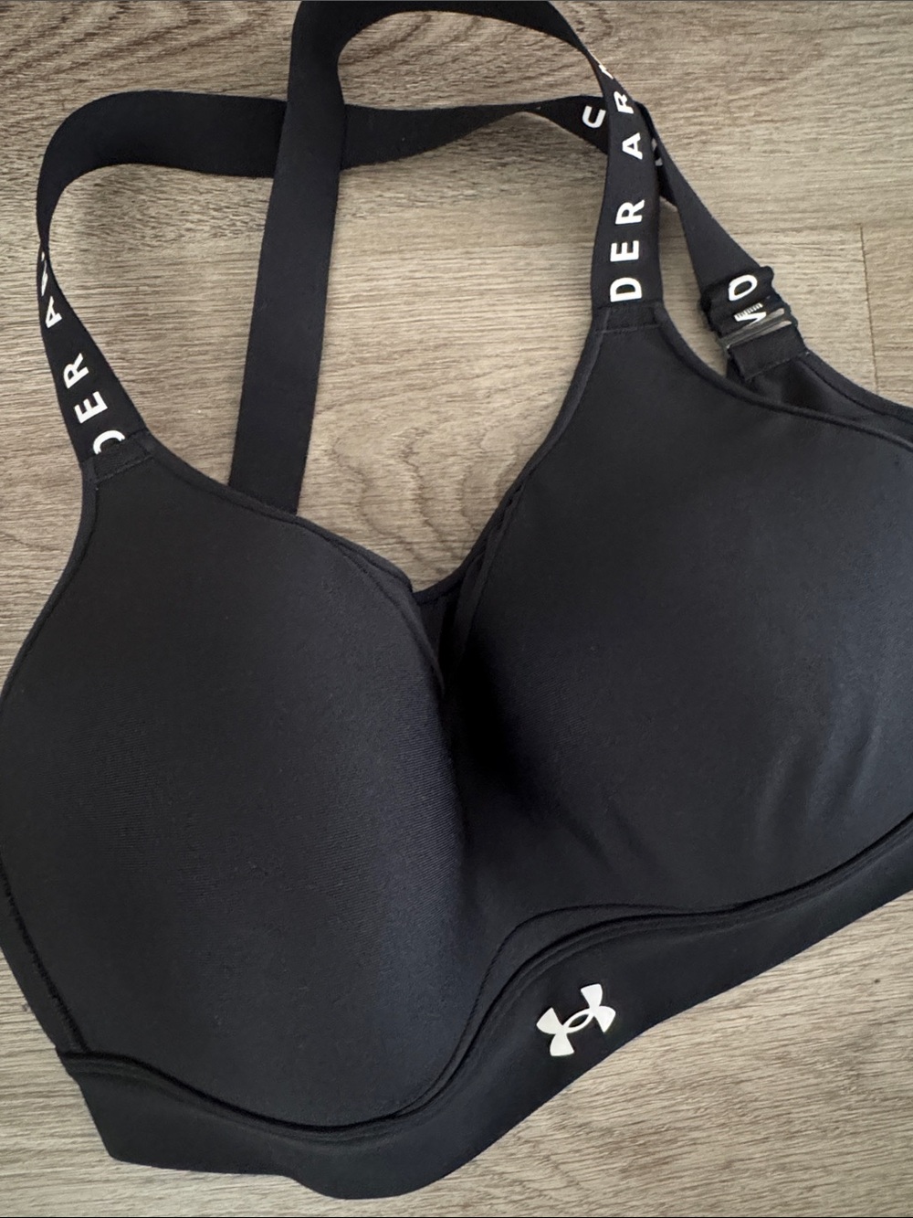 Under Armour Black Padded High-Support Sports Bra